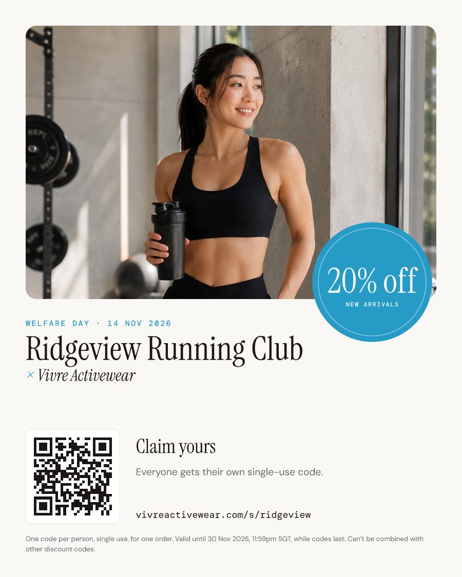 The Instagram post: a gym photo, the offer sticker, the club's name and a QR code.